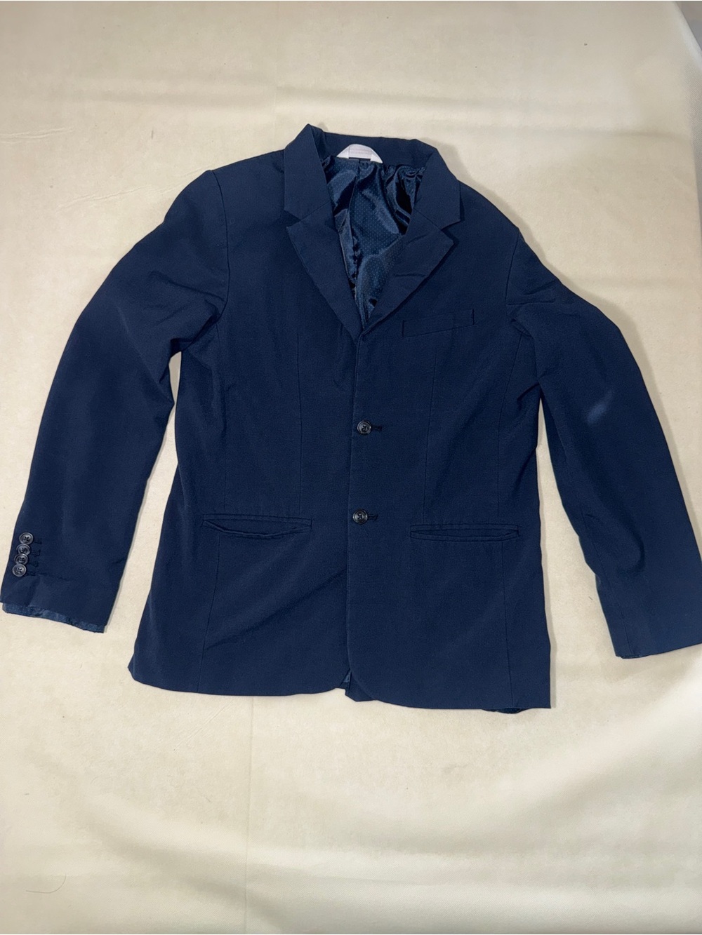 Cat & Jack Navy Boys' Blazer - Two-Button Dress Jacket